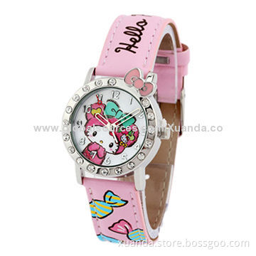 Fashion watch, diamond fashion kid watch silicone for fashion style